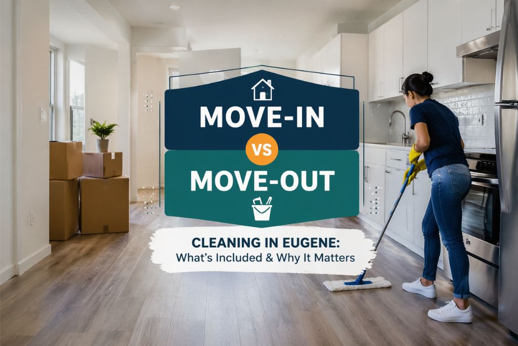 professional move-in and move-out cleaning service in Eugene kitchen and bathroom deep cleaning
