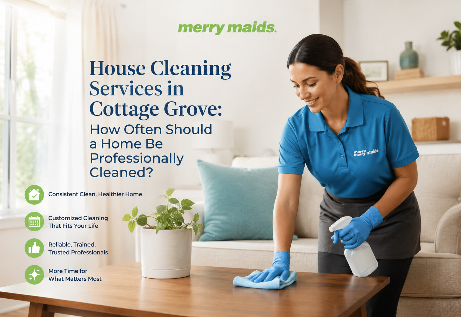 House cleaning Cottage Grove professional home cleaning schedule