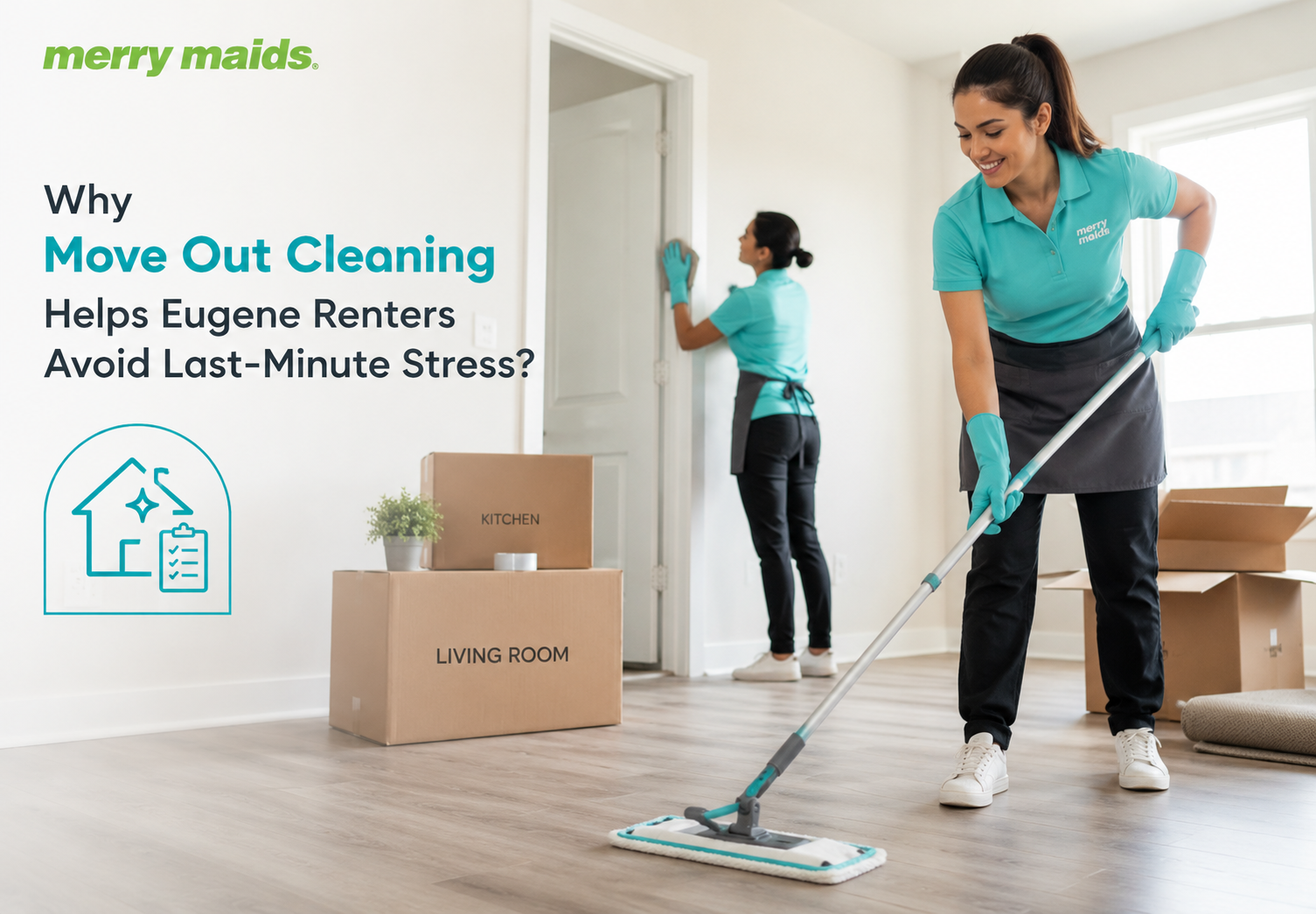 Move out cleaning Eugene helps renters leave rental homes spotless and reduce moving stress