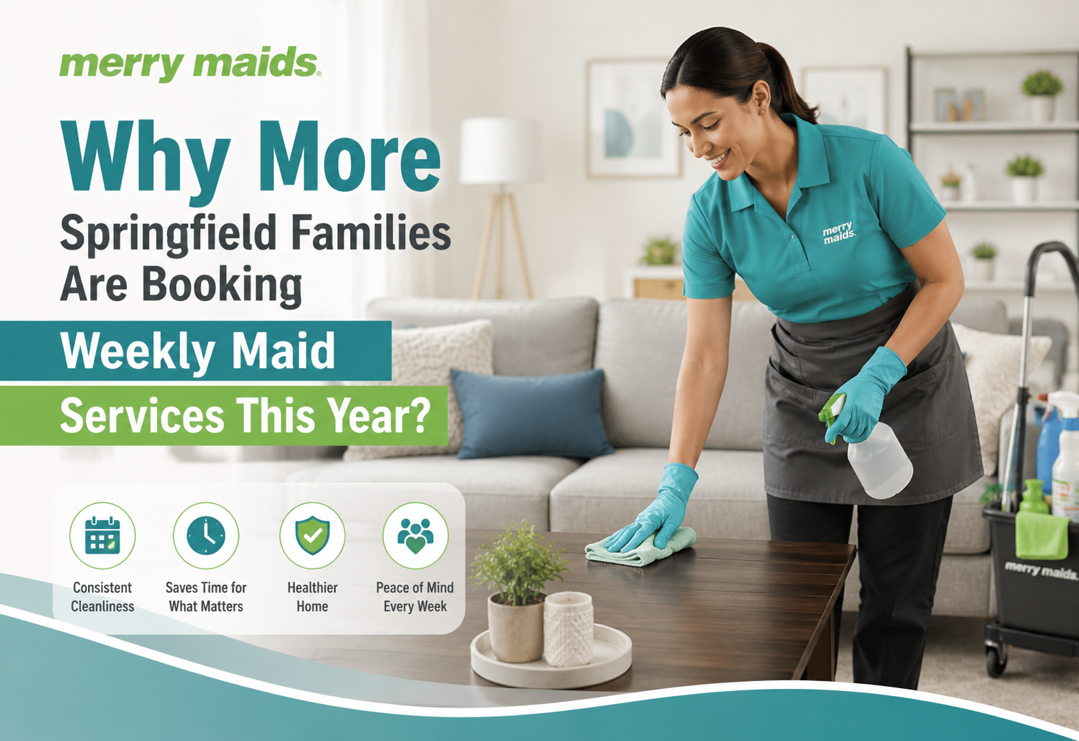 Why More Springfield Families Are Booking Weekly Maid Services for Cleaner, Healthier Homes