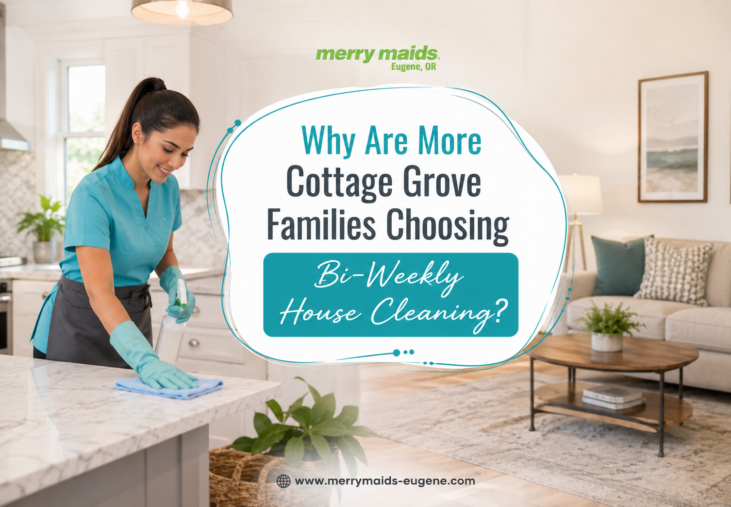 Biweekly cleaning service for Cottage Grove families