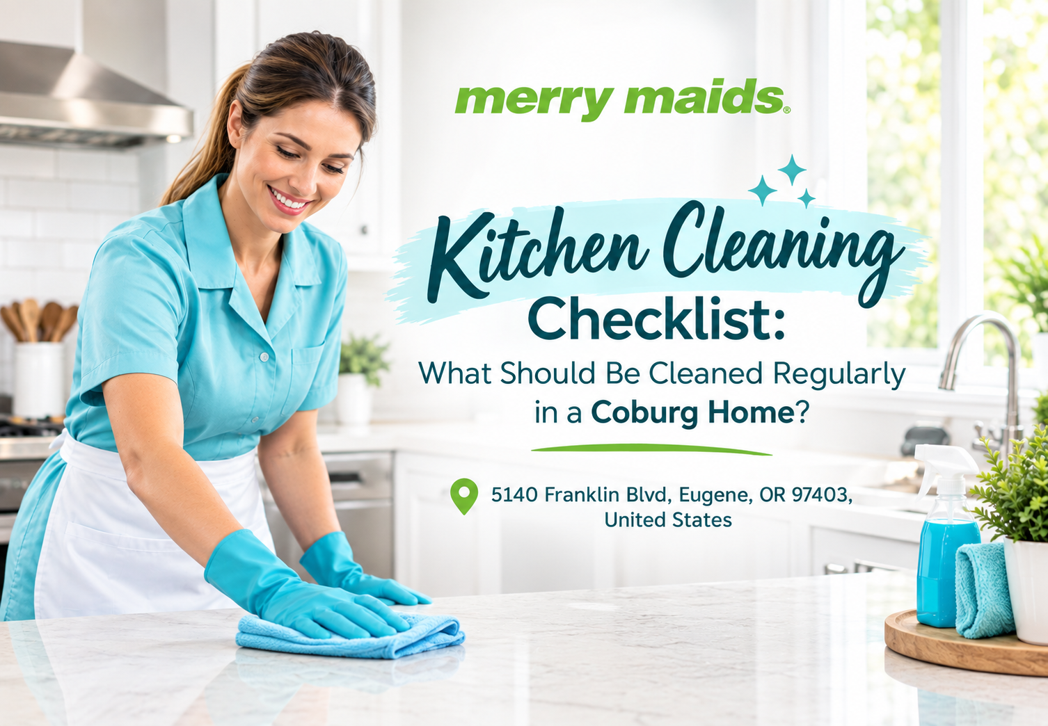 Kitchen cleaning checklist for a Coburg home